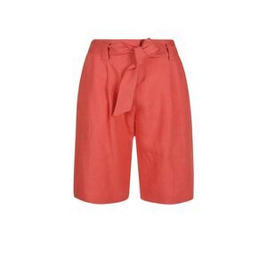 ELEVENTY Women's Linen Blend Paperbag Waist Shorts Women CORAL RED Pants